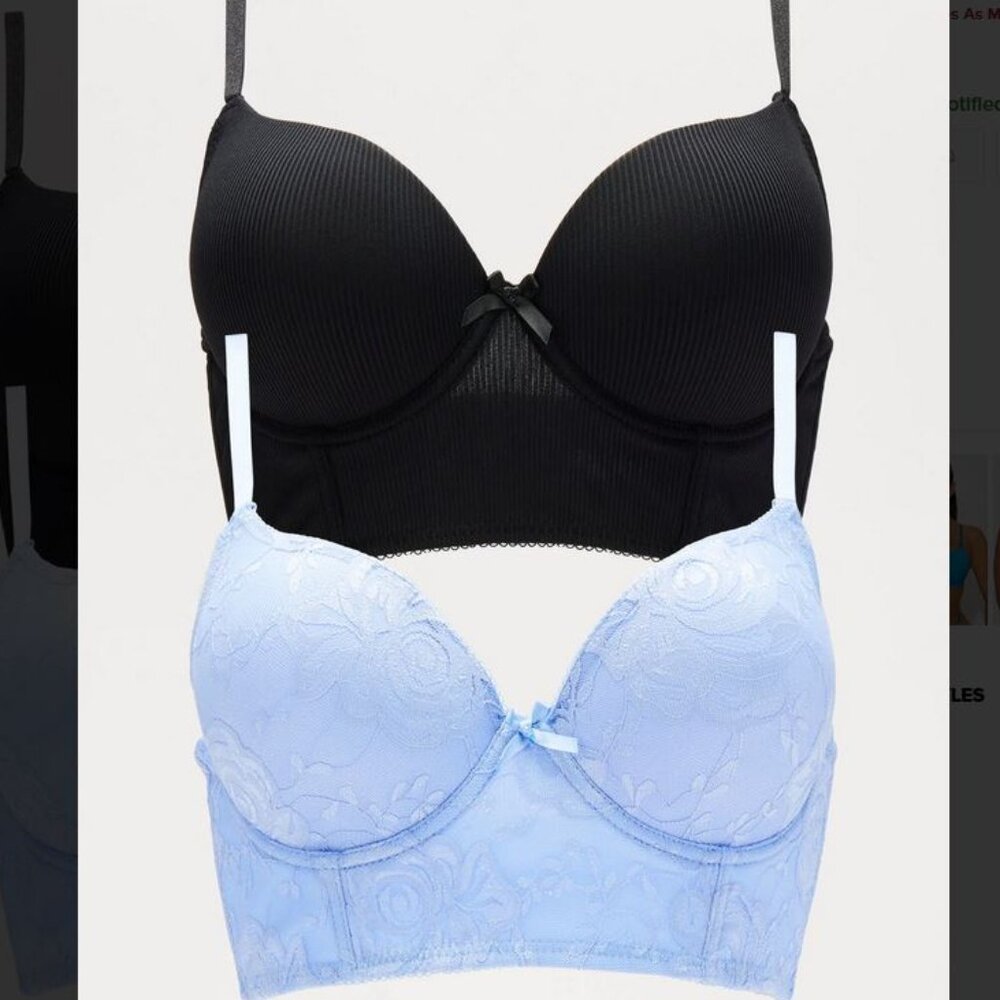 Fashion Nova 2 Pack Bras 34 B NEW